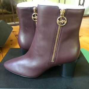 Coach Iris Leather Booties, brand new.